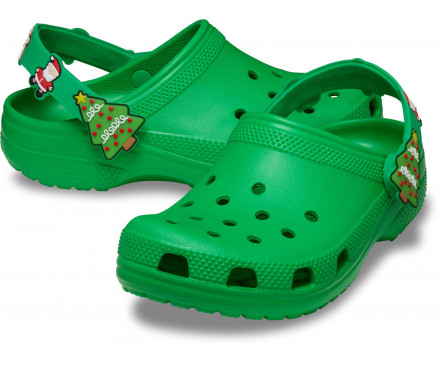 Kids' Classic Holiday Icons Lights Band Clog