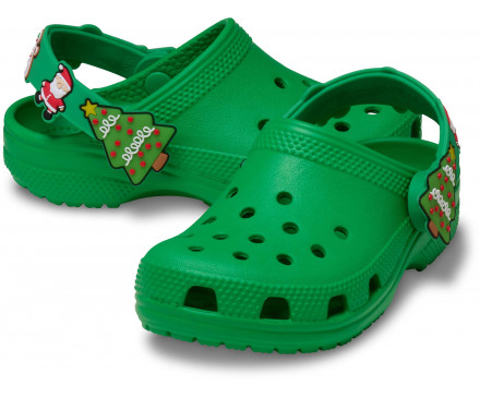 Toddlers' Classic Holiday Icons Lights Band Clog