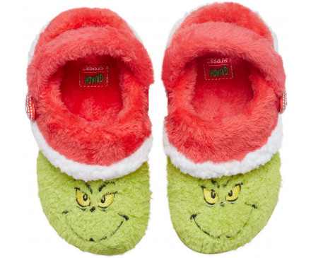 Kid's The Grinch Classic Lined Clog