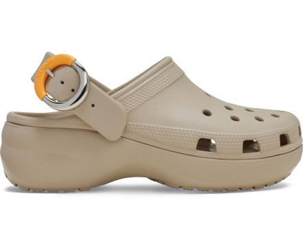 Classic Platform Dipped Buckle Clog