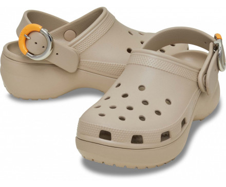 Classic Platform Dipped Buckle Clog