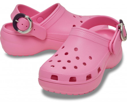 Classic Platform Dipped Buckle Clog