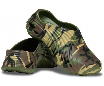 Echo Camo Wave Clog