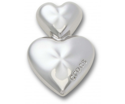 Silver Double Heart