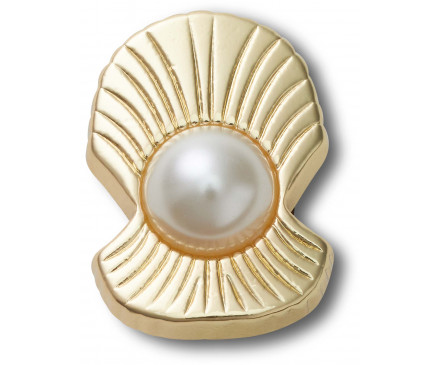 Gold Oyster with Pearl