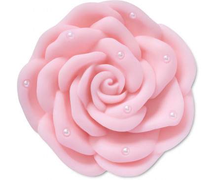 Pink Rose With Pearls