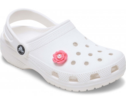 Pink Flower With Pearl Center