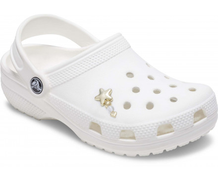 Gold Star with Heart Dangle