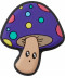 Purple Mushroom Character