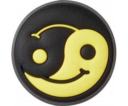 Black Yellow Yin Yang Smile