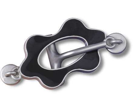 Black and Silver Toggle Chain