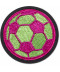 Neon Soccer Ball Varsity Patch