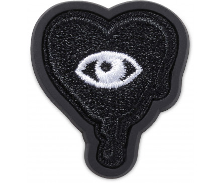 Dripping Black Heart Patch
