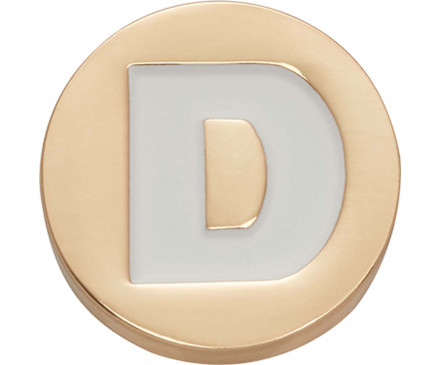 Gold Letter D