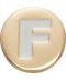 Gold Letter F