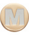 Gold Letter M 
