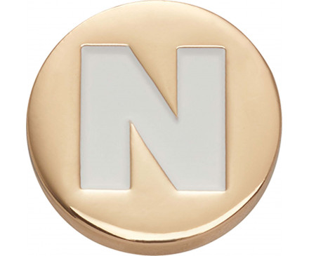 Gold Letter N 