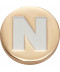 Gold Letter N 