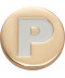 Gold Letter P 