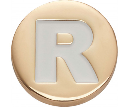 Gold Letter R 