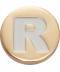 Gold Letter R 
