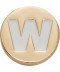 Gold Letter W 