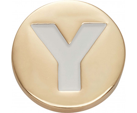 Gold Letter Y 