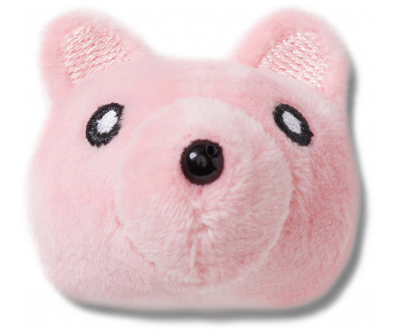 Pink Plush Teddy Face  