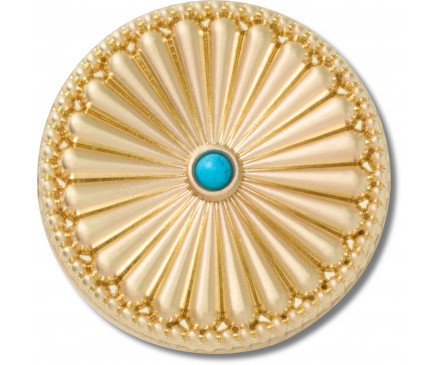 Gold Turquoise Western Stud