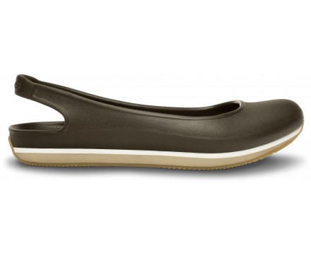 crocs retro slingback flat